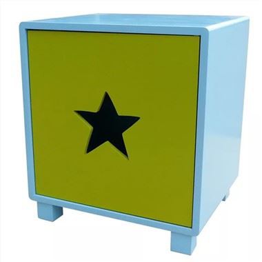 Ib Qhov Rooj Blue Kids Toy Box