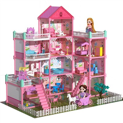 Pink Dollhouse -- Rau Koj Lub Tsev Barbie